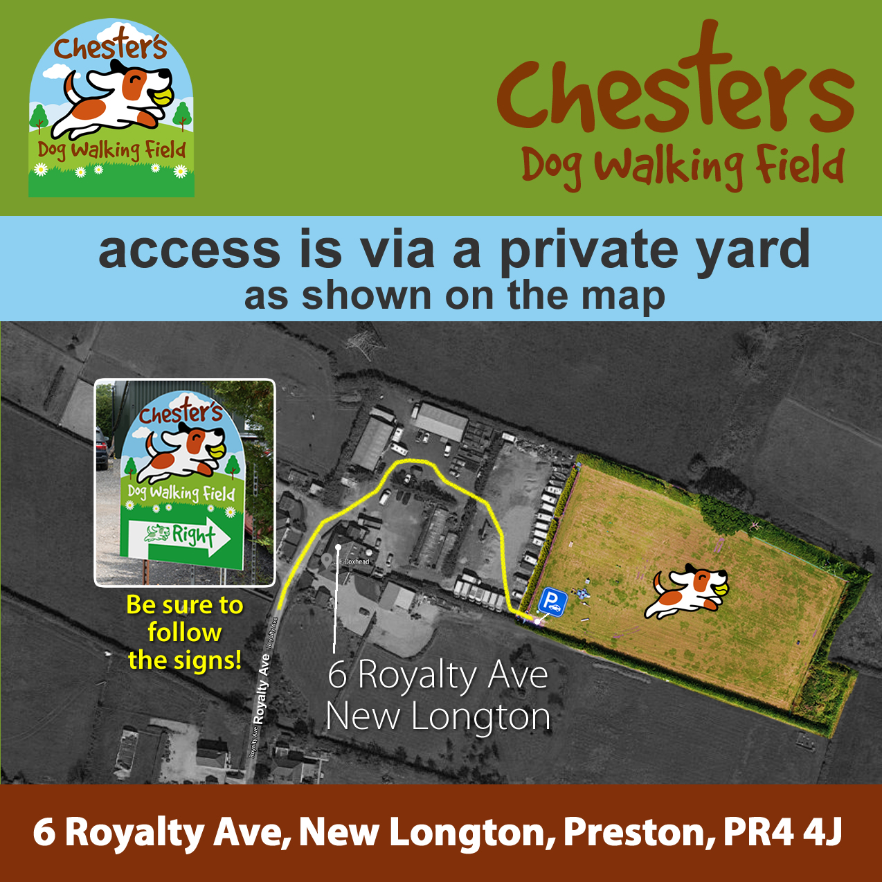 Overhead Map Chesters Dog Walking Field7