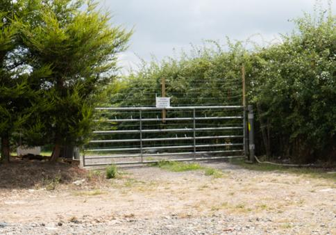 Gate to Chesters Dog Walking Field New Longton